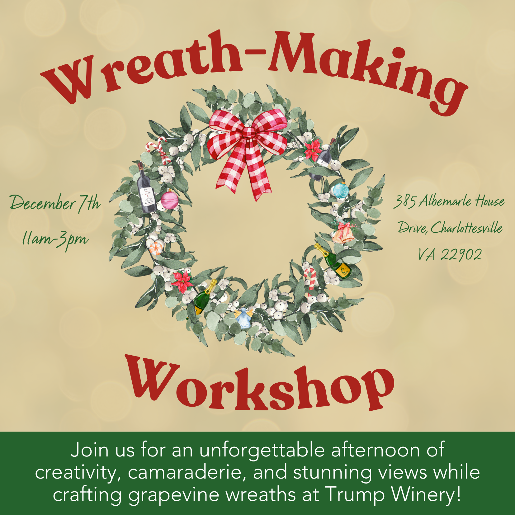 Grapevine Wreath Workshop